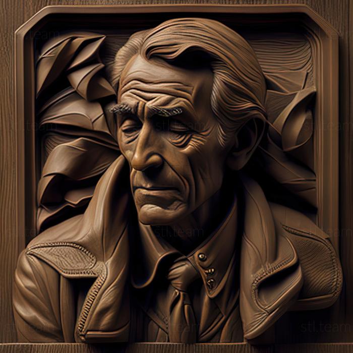 3D model Henry Bacon artist American artist (STL)